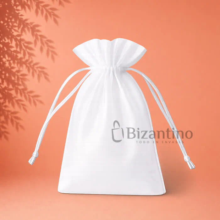 Bolsa Organza 15x25 Blanco