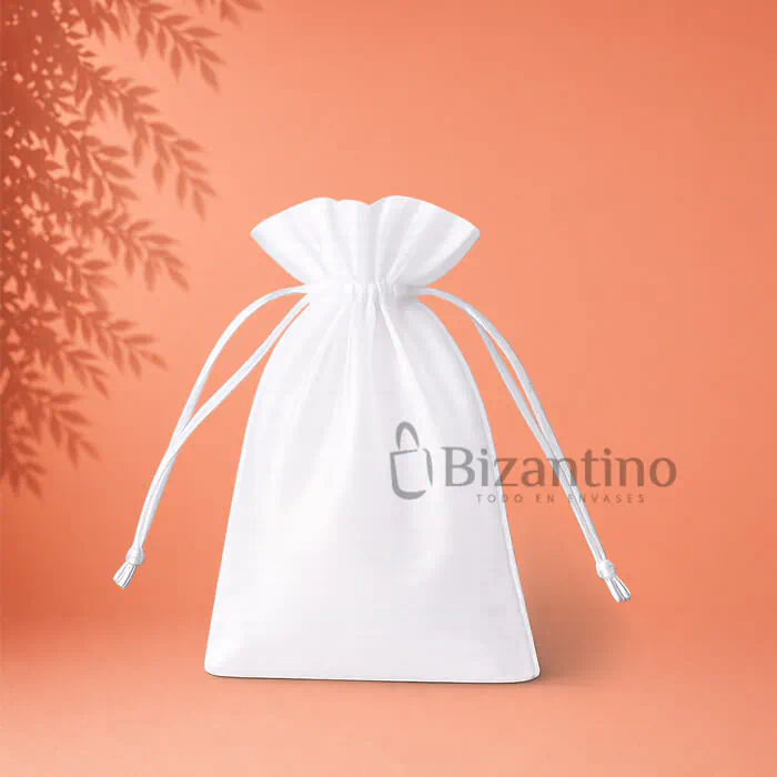 Bolsa Organza 7x8 Blanco