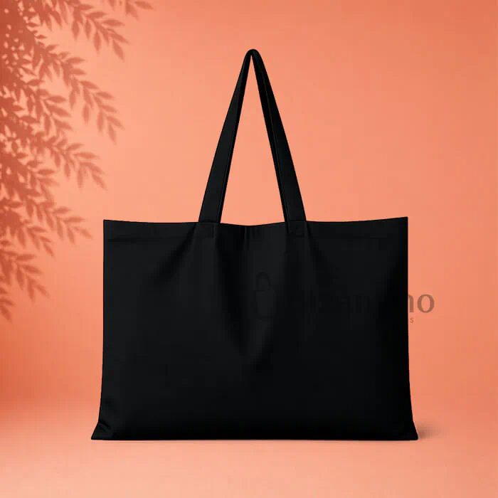 Bolsa de Algodón Negra 60x40