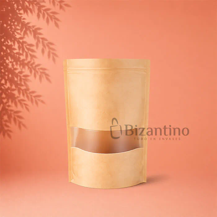 Saco Doypack con ventana 12x20 cm