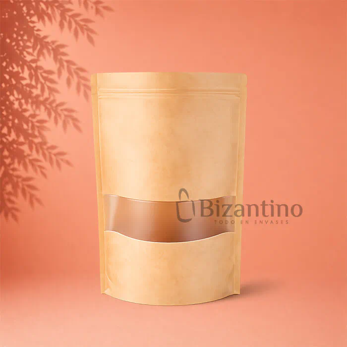 Saco Doypack con ventana 20x30 cm