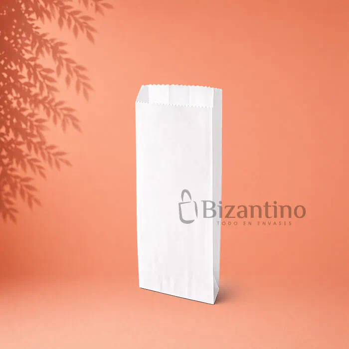 Saco kraft Blanco Medio