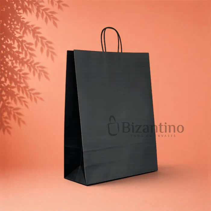 Bolsa kraft Negro 30x40x12